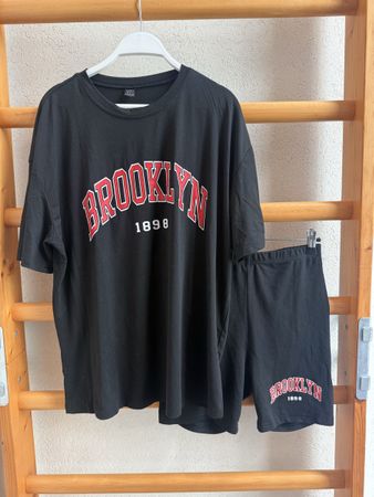 Schwarzes Sommer Set, Grösse S Damen