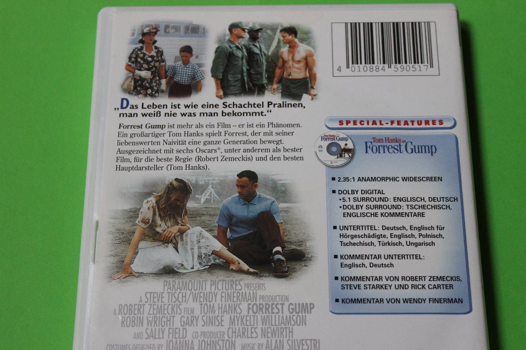 Tutti i DVDs: FORREST GUMP KULT-DVD 1994 mit Tom Hanks – Usato da Tübach venduto da JamesStone 3