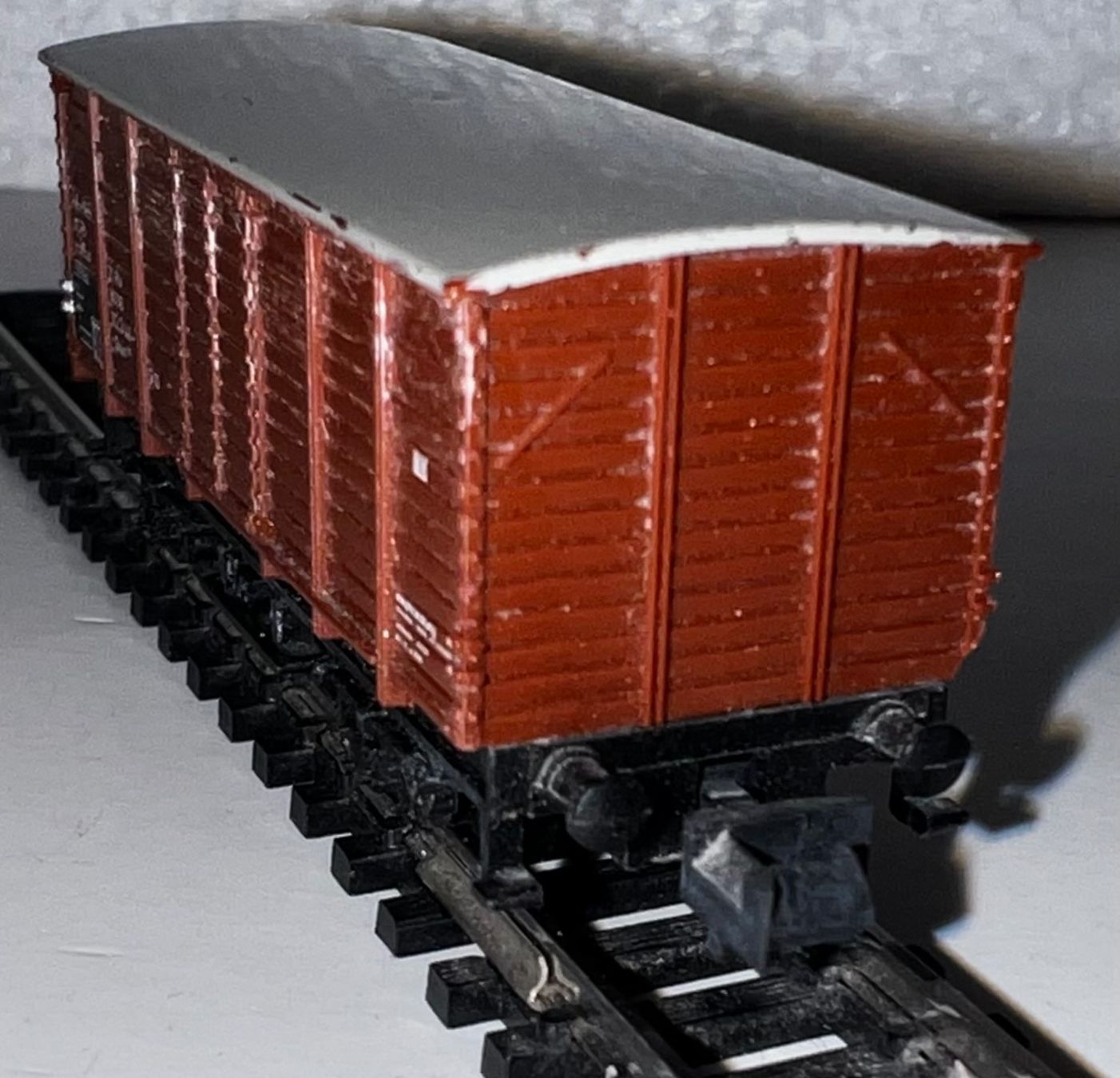 Trix Modellini di ferrovie: Minitrix . 13253, Güterwagen geschlossen – Usato da Basel venduto da jonnyhaas 4