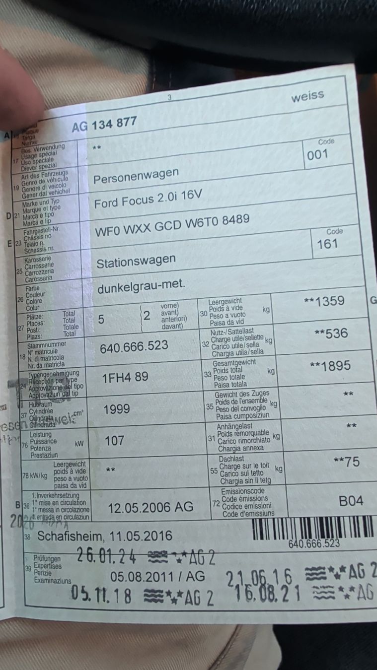 Ford Automobili: Ford Focus  Klima  Sitzheizung aus 1.Hand – Usato da Bad Zurzach venduto da zwe_zt7w 4