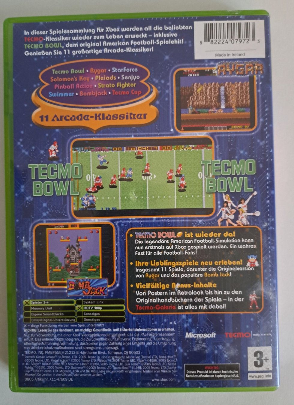 Microsoft Giochi: XBox Tecmo Classic Arcade – Usato da Basel venduto da Patiscat 2