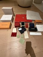 Diverse Designer Boxen/Tüten: Chanel, LV, Cartier u.v.m.