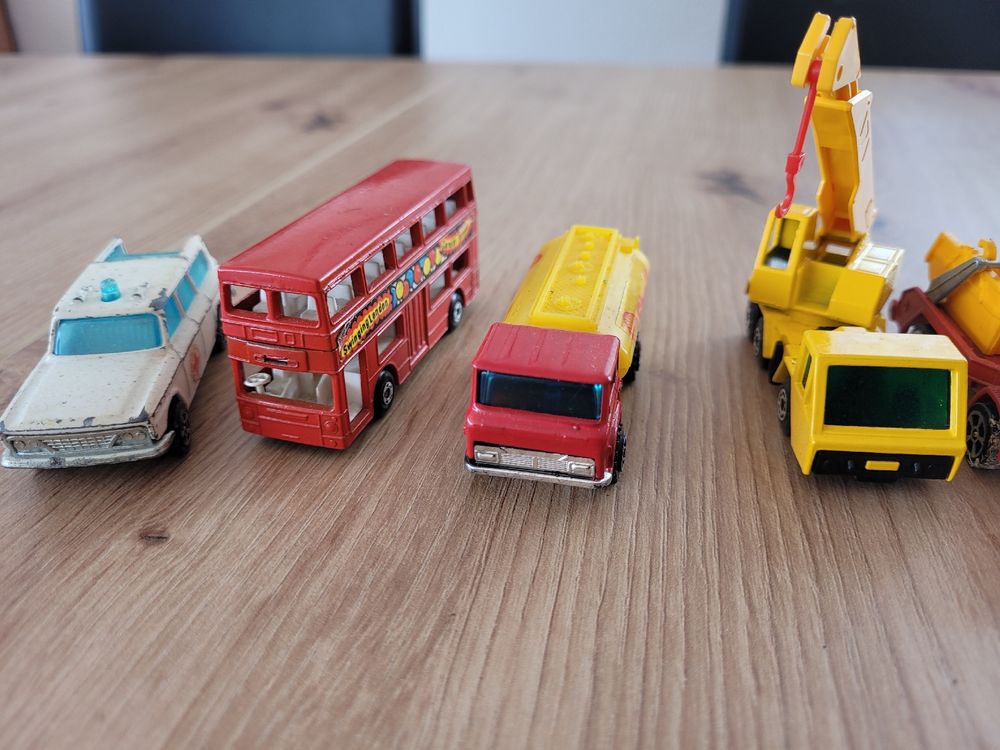 Spielzeug auto und Lastwagen zirka 40 jahre alt / A 5 2