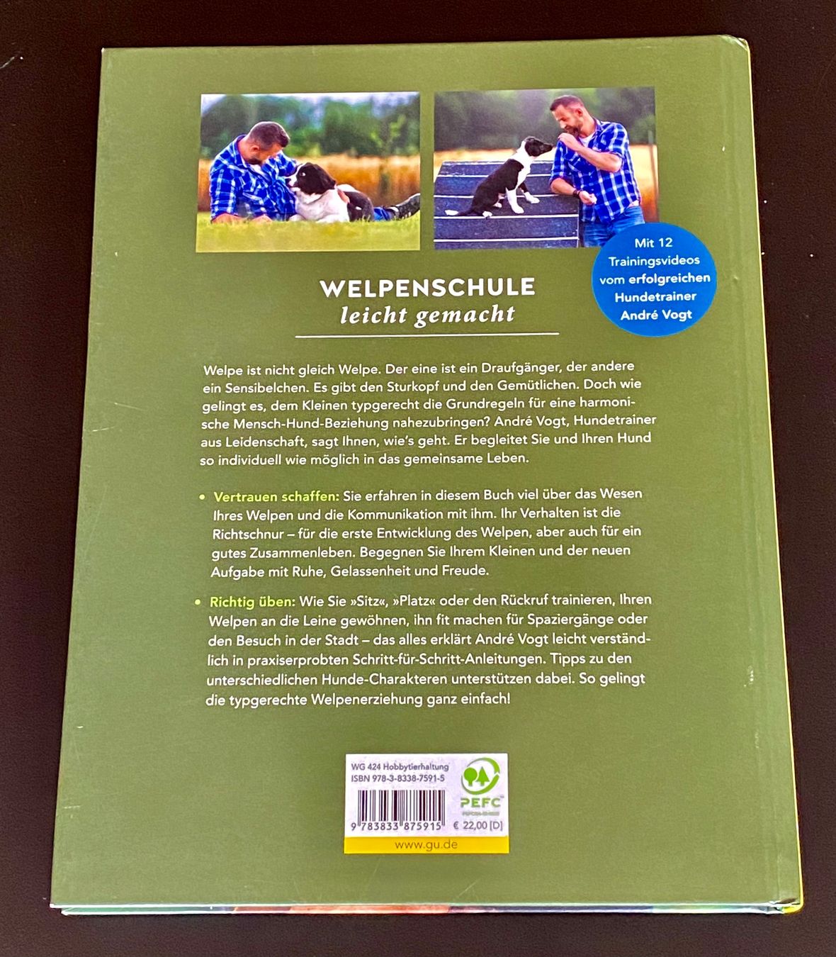 Libri: TYPGERECHTES WELPENTRAINING / André Vogt – Usato da Nussbaumen AG venduto da schuba2000 1