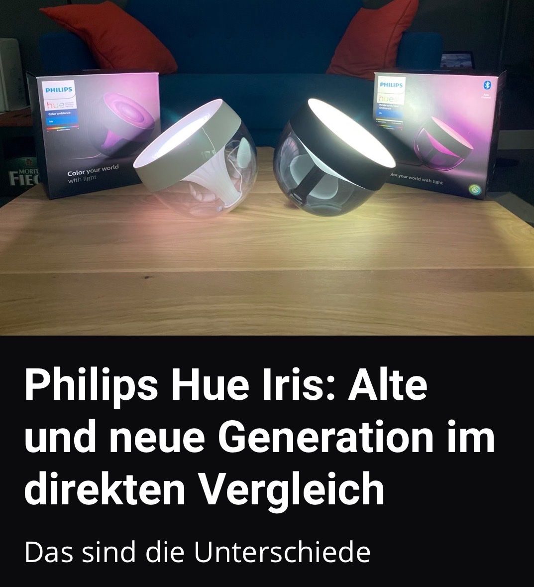 Philips Lampen: Philips Hue IRIS Tischleuchte - schwarz - Top neuwertig – Gebraucht aus Schongau von Designart 5