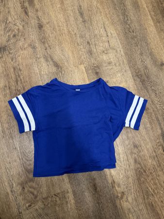 H&M Crop T-Shirt Gr. M – Blau