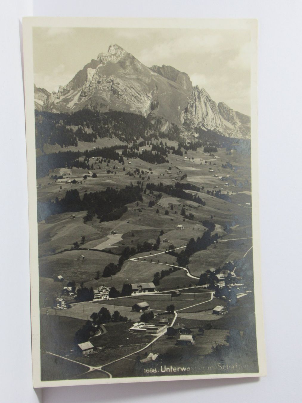 Ansichtskarten: Unterwasser mit Schafberg 1929 – Gebraucht aus Grenchen von Bluemchen1900