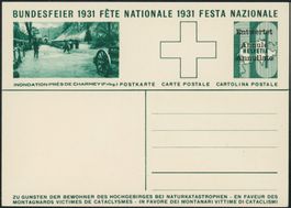 1931 - Pro Patria - Bundesfeierkarte- Entwertet - Charmey FR