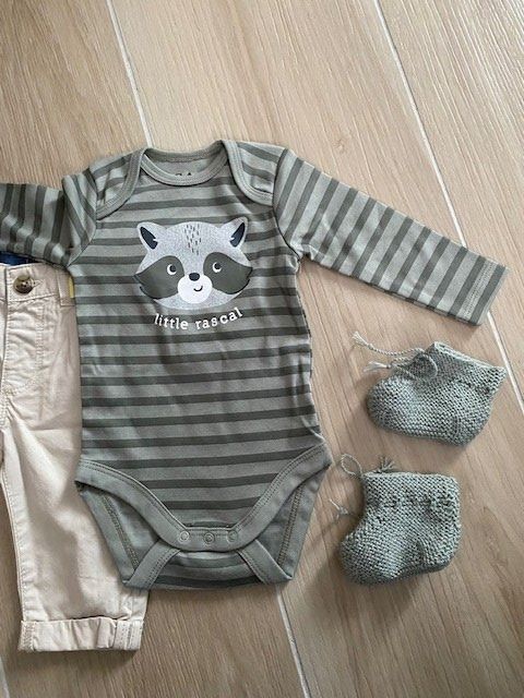 Lotti & Set di vestiti: lässiges, NEUES Set Gr. 62 "Waschbär" – Nuovo (secondo la descrizione) da Staufen venduto da Nasli 3