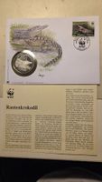 2003 Medallienbrief WWF Rautenkrokodil