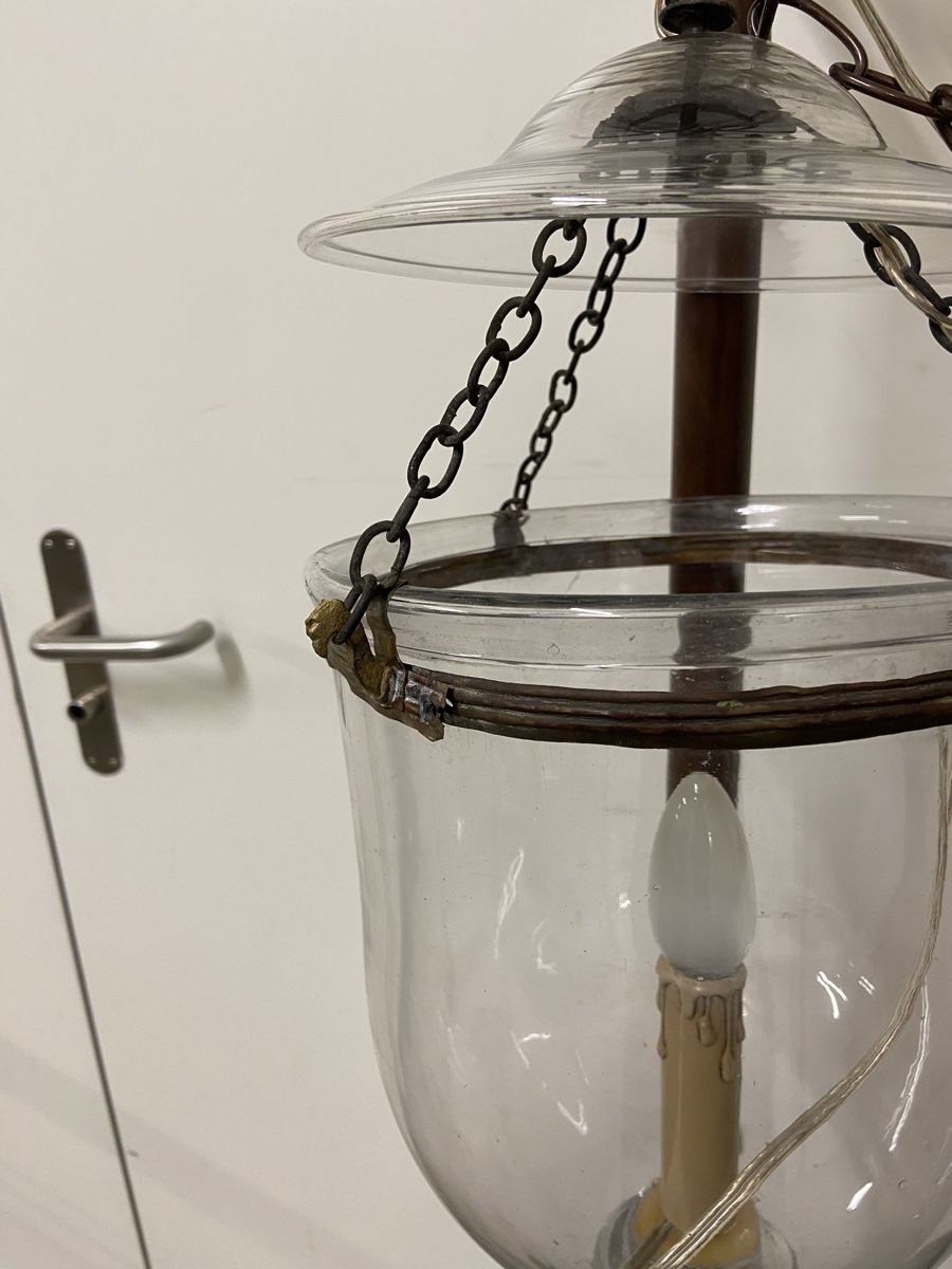 Kronleuchter & Deckenlampen: Antike Kolonial Glas Hängelampe – Gebraucht aus Dietikon von brocki-eyra 1