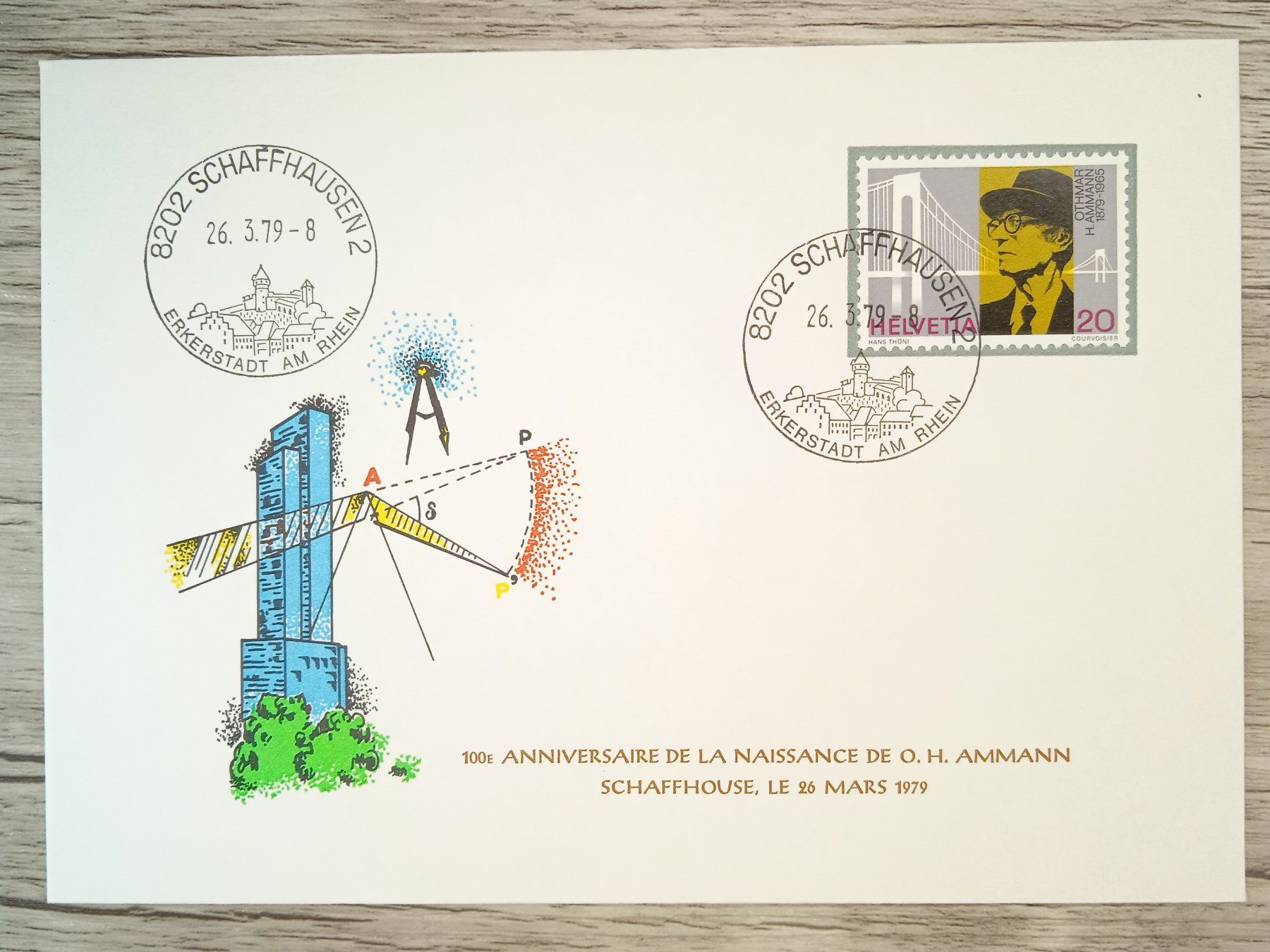 Tutti i francobolli: TR65 Enveloppe + Timbre Suisse 1979 – Usato da Cousset venduto da Patrick_Collections
