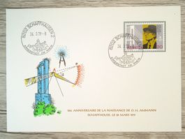 TR65 Enveloppe + Timbre Suisse 1979