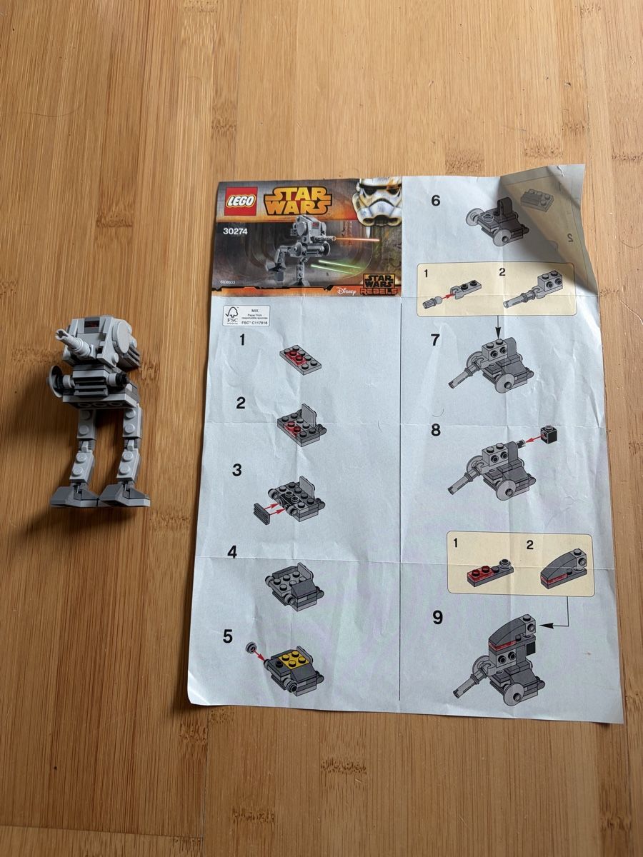 Lego Giocattoli: LEGO Star Wars AT-ST Walker Mini Set 30274  – Usato da Staufen venduto da nic_8g8z