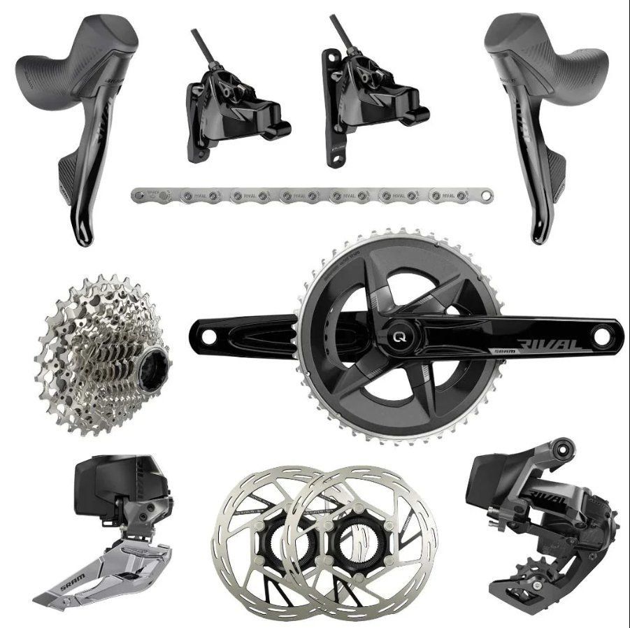 Sram Pezzi di ricambio: SRAM Rival eTap AXS HRD FM Gruppe 2x12 – Nuovo (secondo la descrizione) da Aarberg venduto da Reuse_08