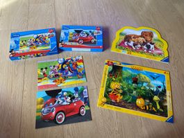 Puzzle Set 4 Stk Ravensburger Tiere Michey Mouse Biene Maya