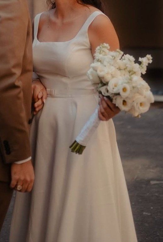Kleider: Secondhand Brautkleid Bianco Evento "Levente", Grösse 38 – Gebraucht aus Brunnen von Herzig-Brautmode 4