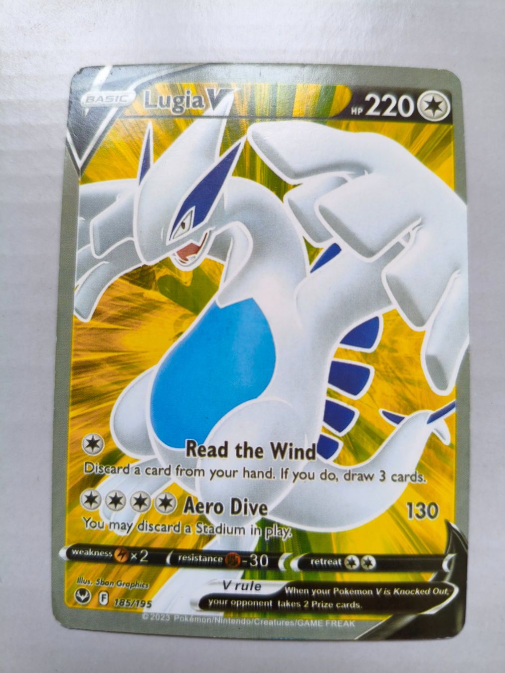 Pokémon Carte collezionabili: Lugia V Pokémonkarte 220 Englisch – Usato da Vogelsang AG venduto da miinlade
