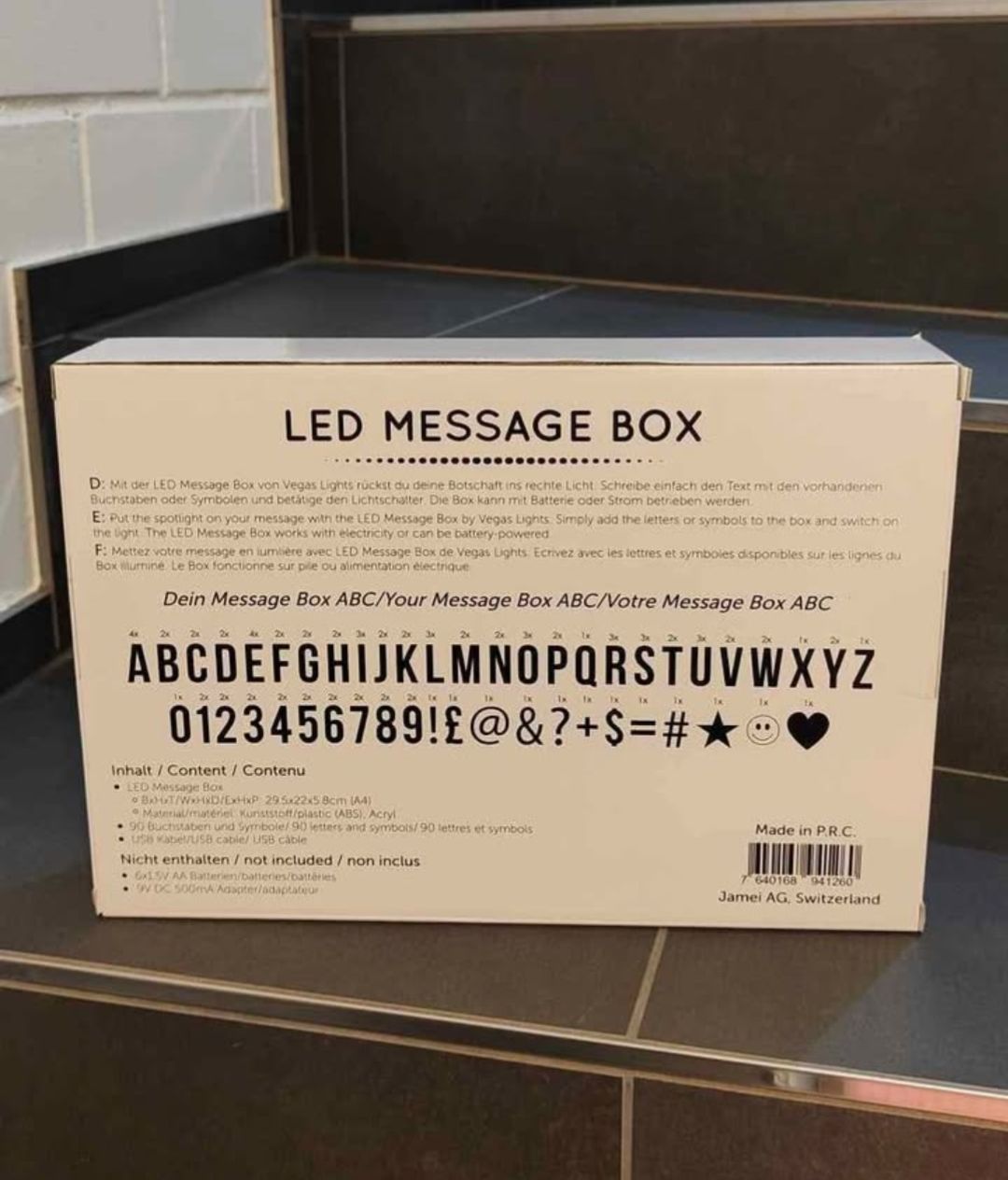 Toutes les décorations: LED Message Box – Neuf avec emballage d'origine à Dürrenäsch par m_saegi 1