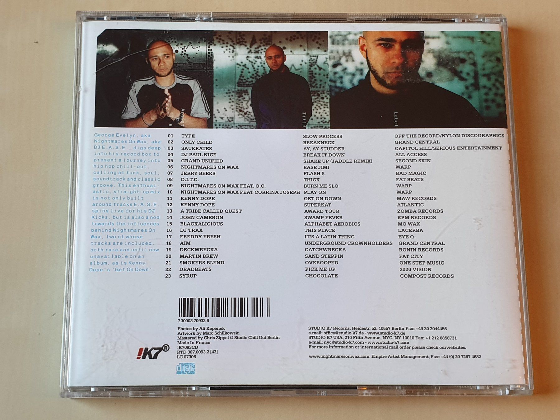 CD: Nightmare on Wax DJ Kicks – Usato da Stansstad venduto da collectorsshop 1