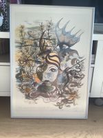 schöne Original Lithographie 1974
