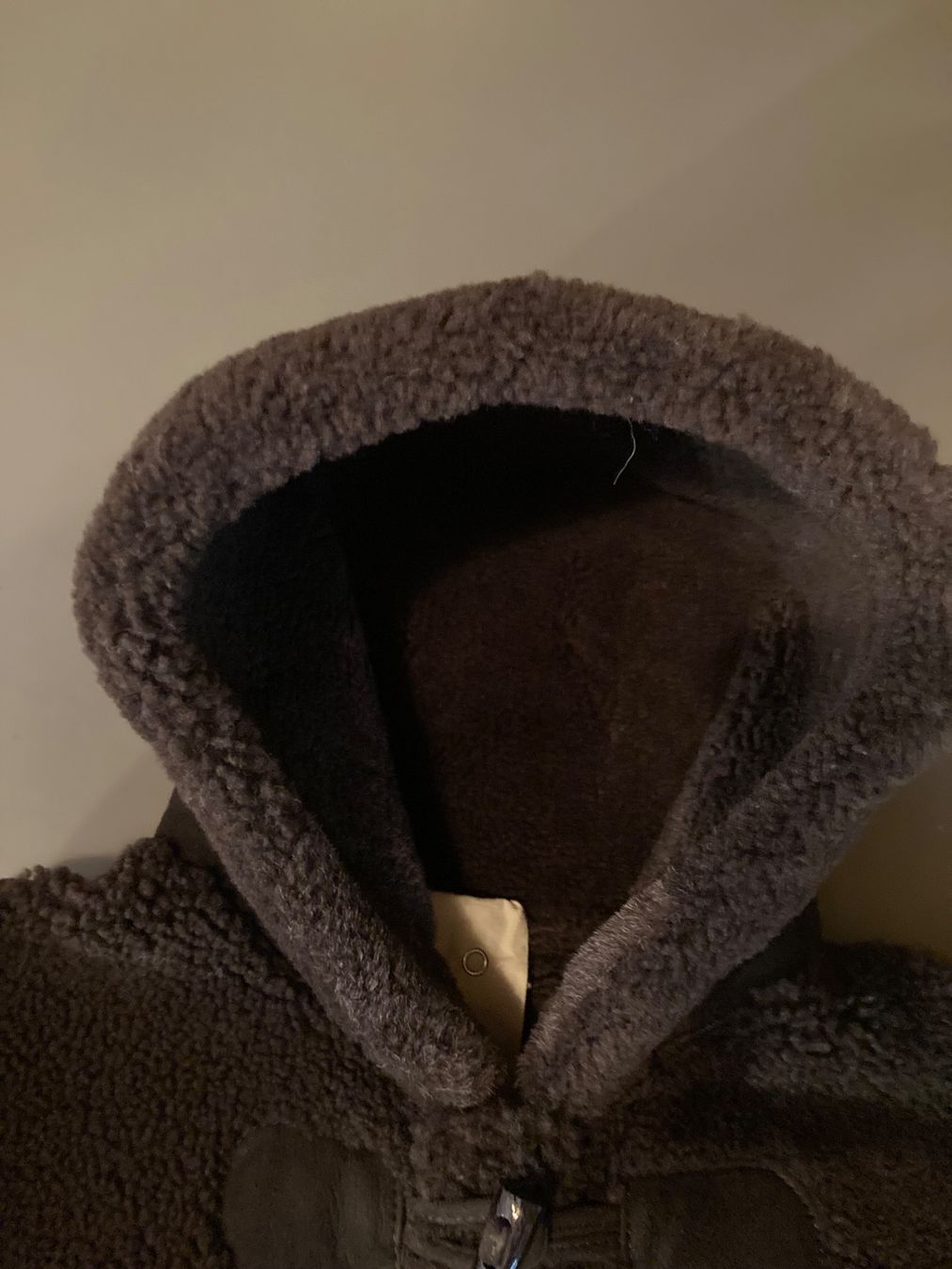 Cappotti: warmer Parka Lammfell Leder Materialmix dunkelbra – Nuovo (secondo la descrizione) da Sursee venduto da Auktion29 5