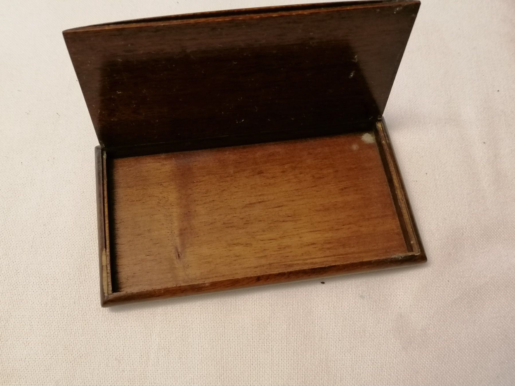 Barattoli: Antik Holz Zigarettendose - 2 - – Usato da Basel venduto da vintagecollector 2
