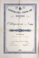 Cooperativa Popolare Balerna - 1912