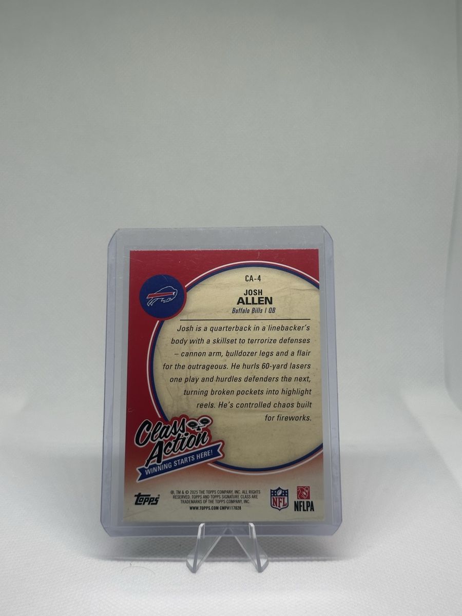 Topps Carte collezionabili: Topps Signature Class - Josh Allen Class Action – Nuovo (secondo la descrizione) da Reichenburg venduto da dialedincards 1
