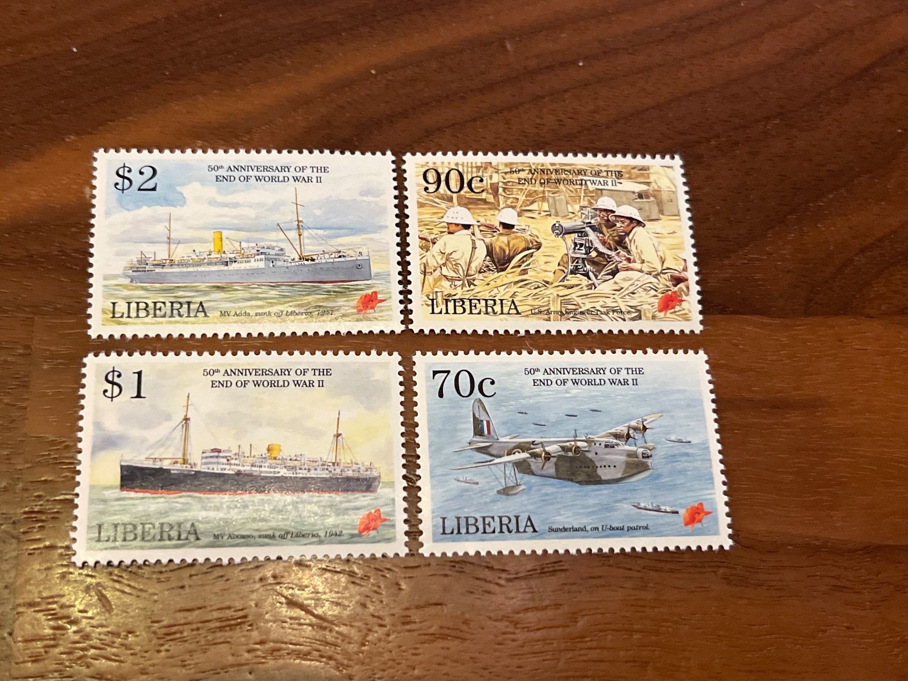 Tutti i francobolli: Liberia Briefmarken Krieg – Nuovo e nell'imballaggio originale da Zürich venduto da engebrunau