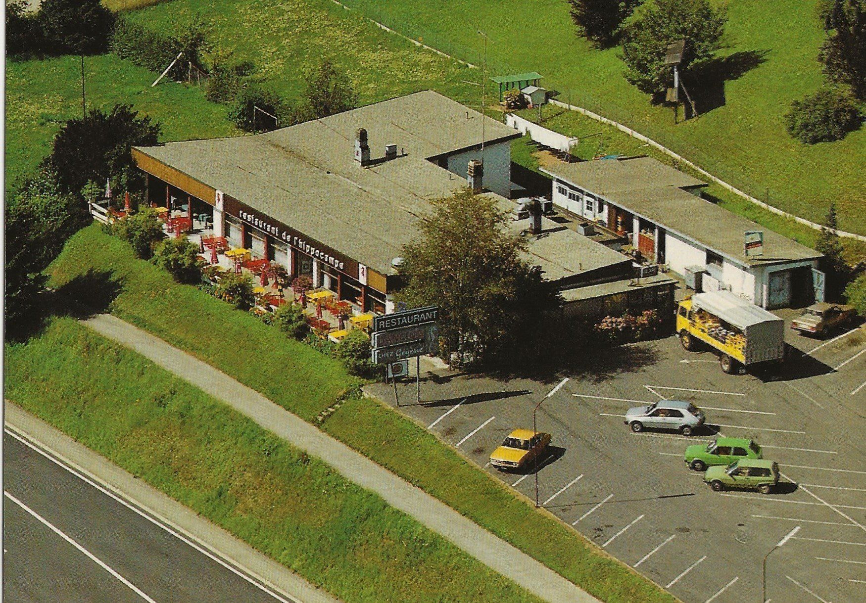 Ansichtskarten: Bevaix,Restaurant de l'Hippocampe – Gebraucht aus Frauenfeld von Merk52