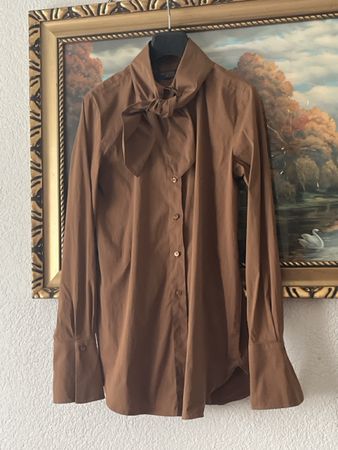 Trussardi Jeans Bluse Braun Gereinigt Top GrS(K6