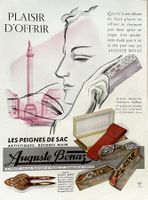 Auguste Bonaz Kamm Peigne - Alte Werbung / Publicité 1947