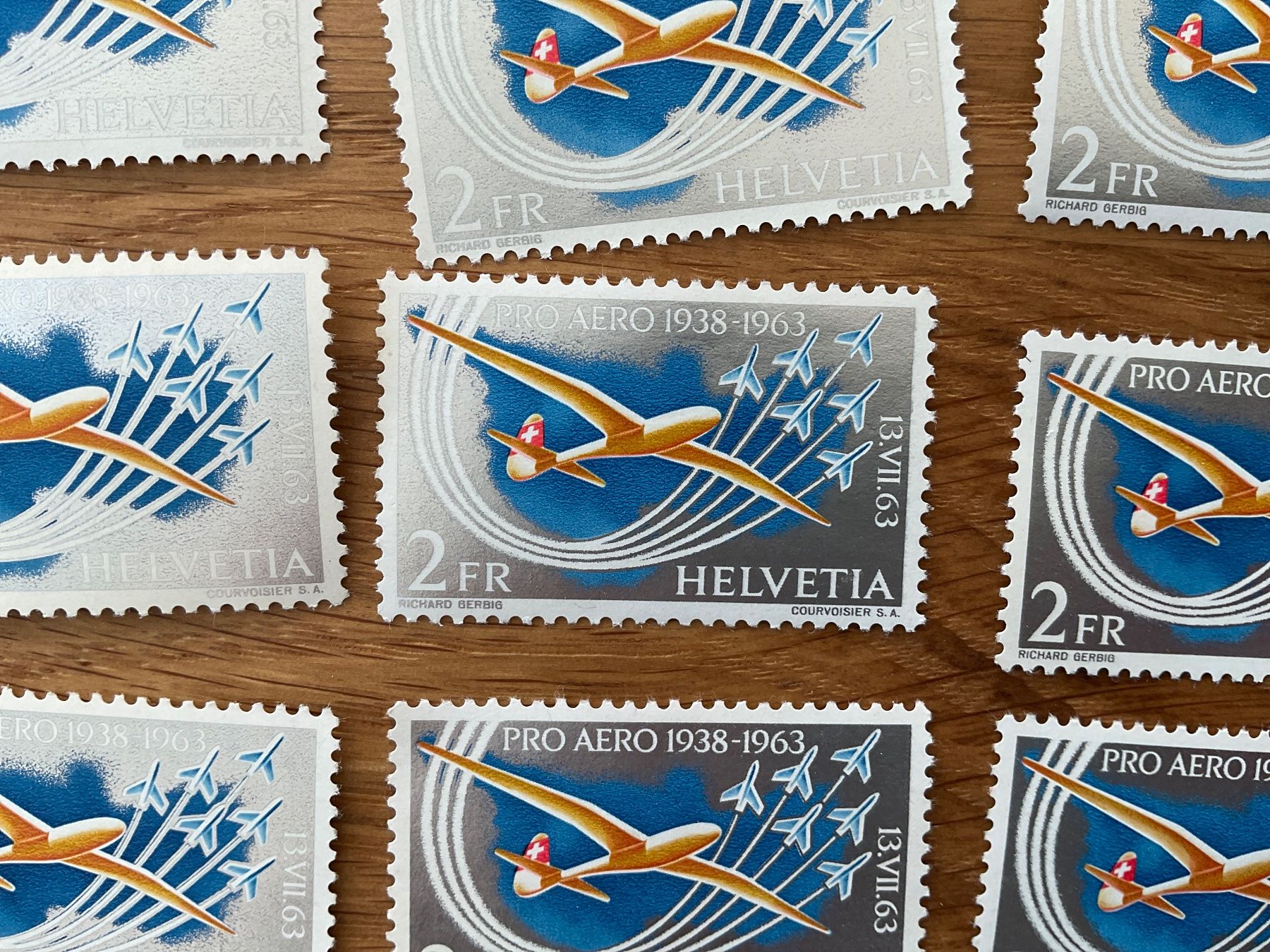Tutti i francobolli: 72Fr Flugpost Frankaturware postfrisch ungestempelt Schweiz – Nuovo (secondo la descrizione) da Wil SG venduto da Chefsugus 3