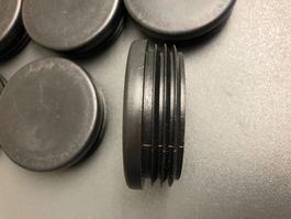 Stopfen rund Ø 50 mm, Rohrabschluss 10x