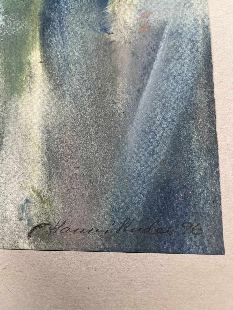 Dipinti: Gouache / modernes Werk von Hanni Studer 1996 – Usato da Gelterfingen venduto da liq-nator 5