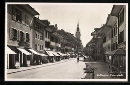 Zofingen, Strassenpartie in der Untersta