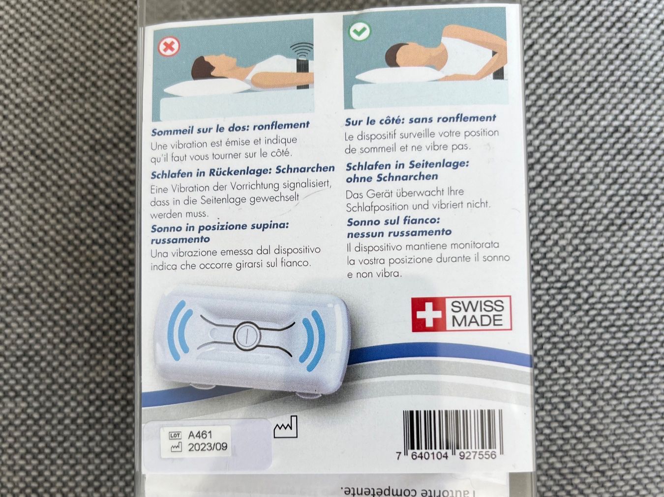 Attrezzature mediche: Anti-Schnarch-Gürtel – Usato da Zürich venduto da mic_xbn9 1