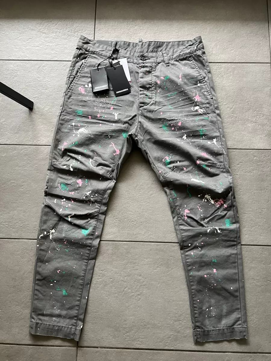 Dsquared2 Hosen: Dsquared2 Splash pantalone uomo 48 – Neu und originalverpackt aus Mendrisio von fly_9wzx 9