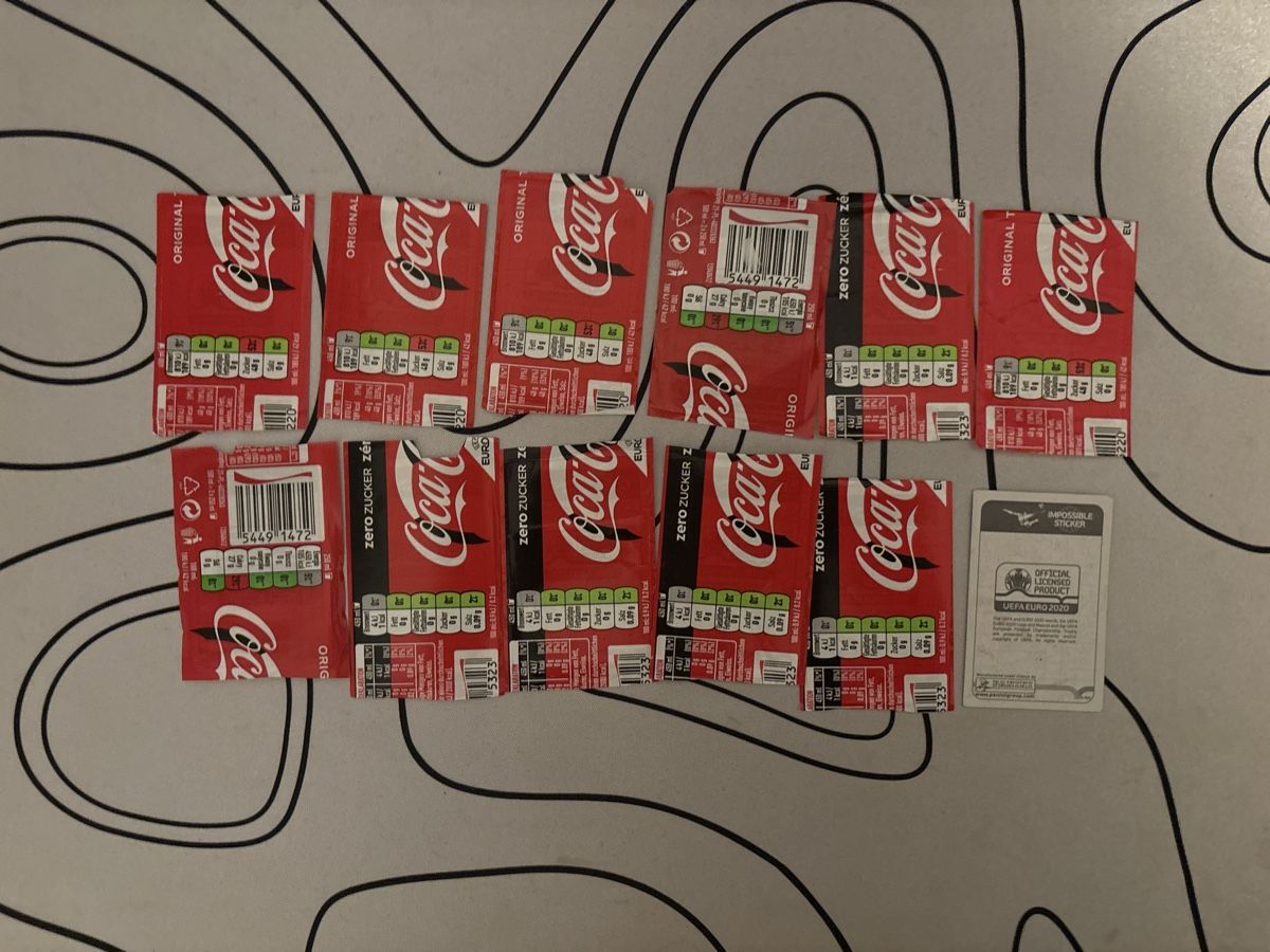 Panini Carte collezionabili: Em 2020 Coca Cola Sticker – Nuovo (secondo la descrizione) da Basel venduto da min_xq6x 1