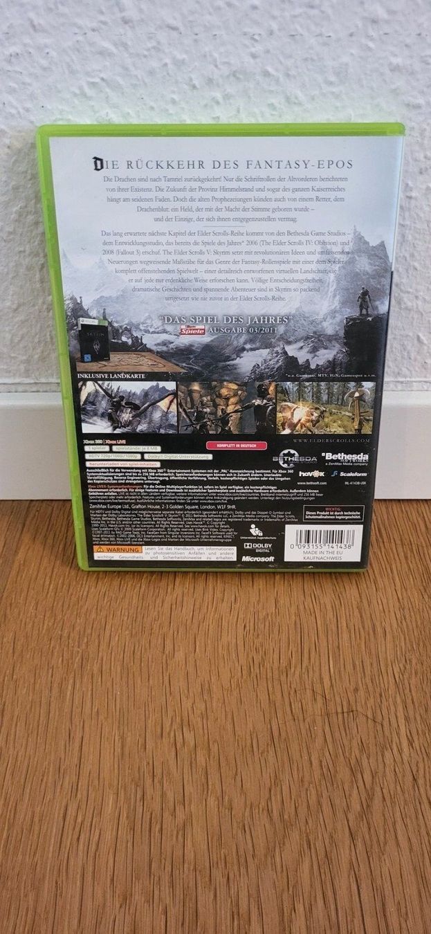 Microsoft Giochi: Xbox 360 - The Elder Scrolls 5 Skyrim – Usato da Münsingen venduto da Heroism2010 1