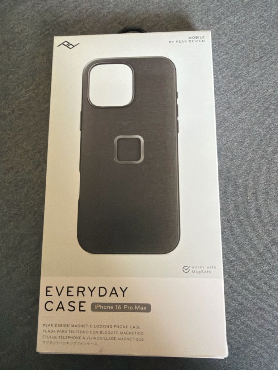 Peak Design Cover & Protezioni schermo: Peak Design Everyday iPhone 16 Pro Max Case - Like New! – Nuovo (secondo la descrizione) da Dübendorf venduto da ric_d5dv