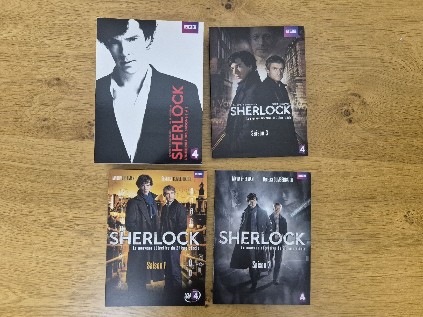 Alle DVDs: Coffret DVD Sherlock Intégrale Saisons 1 à 3 - complet – Gebraucht aus Bogis-Bossey von VNT-GE.ch 1