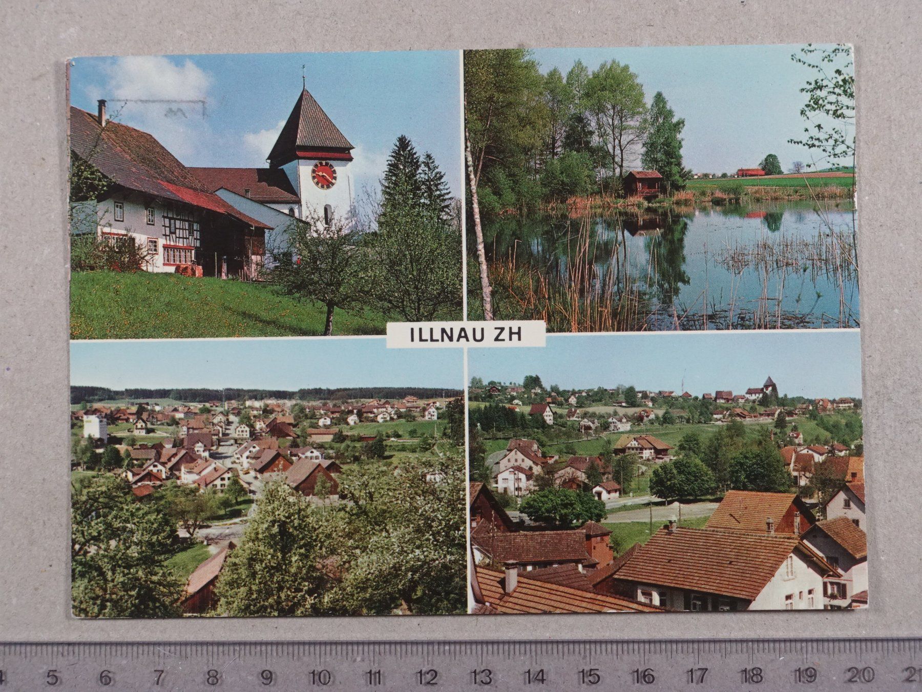 Cartoline postali: Illnau ZH, 1980, Poststempel Uster – Usato da Lenzburg venduto da fh1
