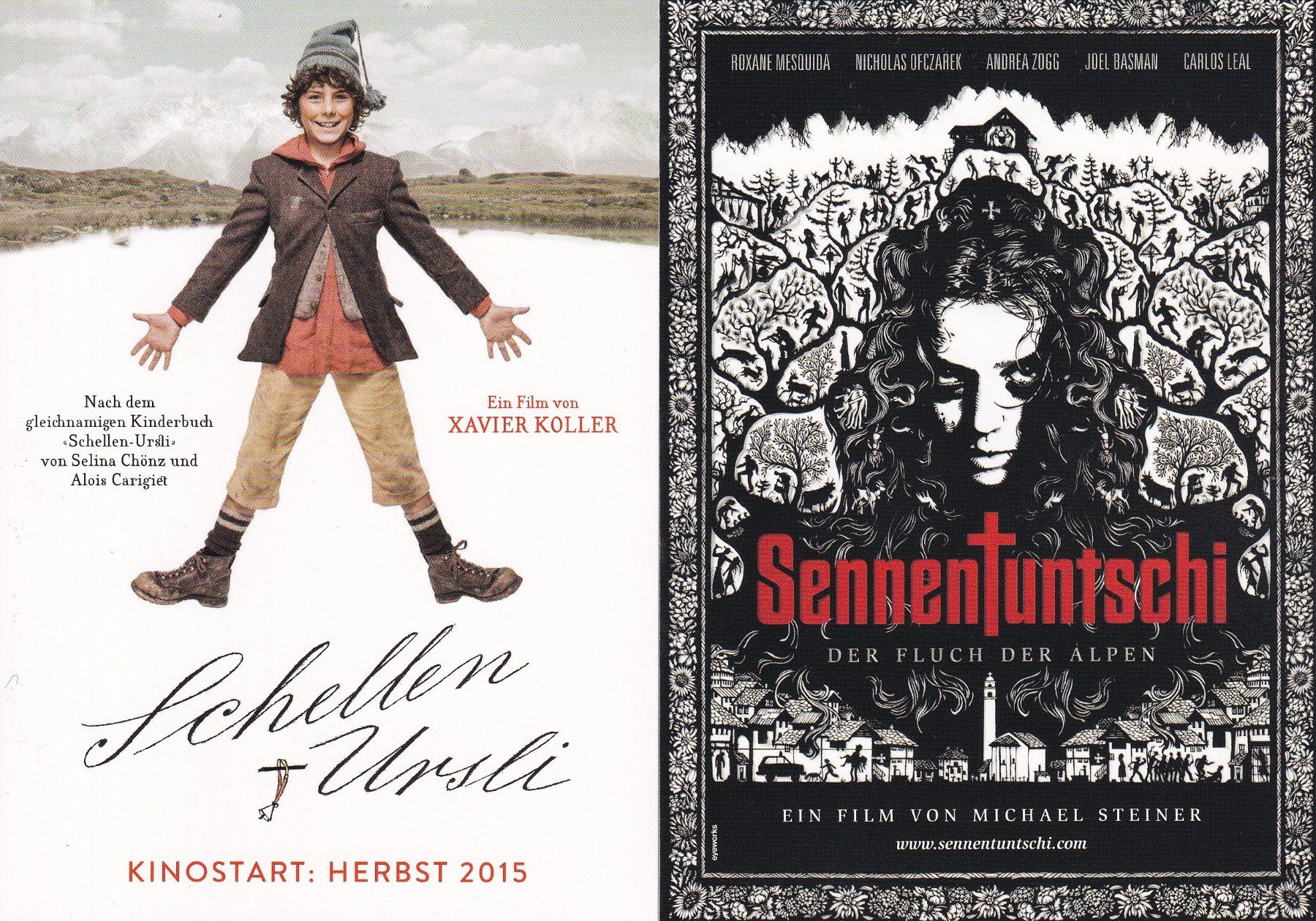 Cartoline postali: 2 Postkarten Schweizer Filme – Nuovo (secondo la descrizione) da Elgg venduto da Charts