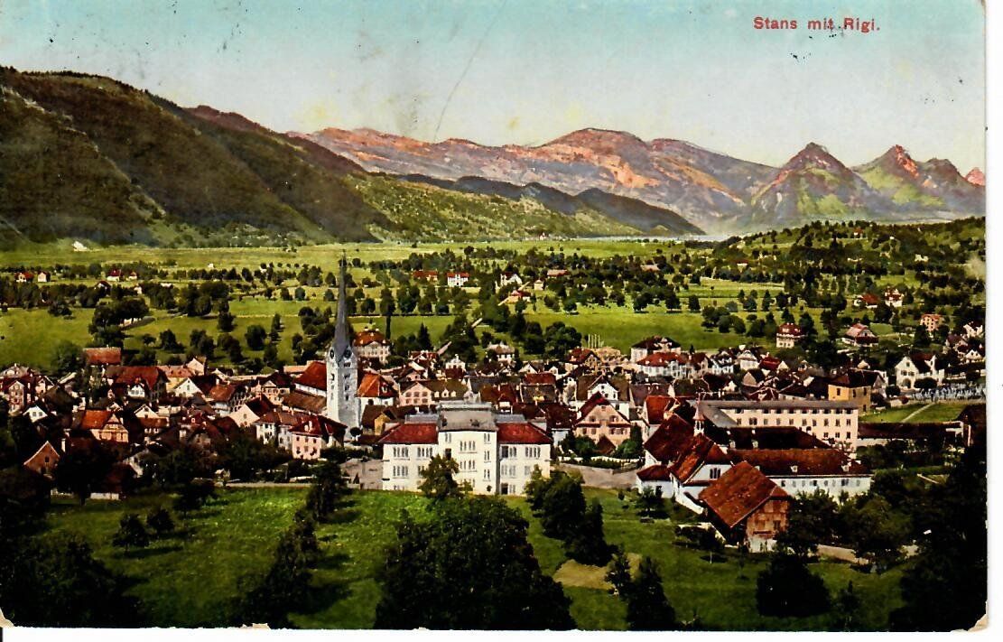 Ansichtskarten: Stans  1915 – Gebraucht aus Hochdorf von Ziegel-16