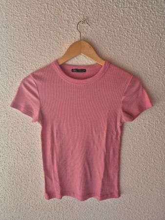 T-shirt rose Zara porté 2 fois