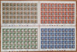 PP Bogenserie 1984 mit ET-Stempeln, Postpreis 160.-