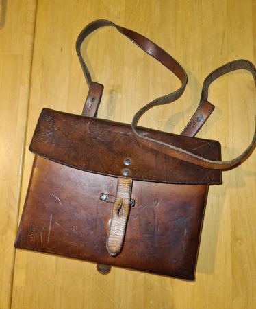 Leder Umhängetasche J.Lambert Sellier Grandcour 1978 Vintage
