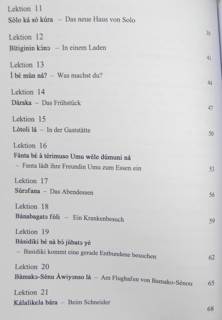 Libri: Grundkurs - Bambara (Manding) – Nuovo e nell'imballaggio originale da Mauren venduto da Yeelen 9